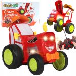 TRAKTOR AUTKO ZDALNIE STEROWANE CIĄGNIK RC CZERWONY ŚWIECI SKACZE TAŃCZY - obrazek 2