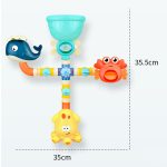 ZABAWKA KĄPIELOWA POD PRYSZNIC DO WODY WANNY WODOSPAD FONTANNA PRZELEWOWA - obrazek 6