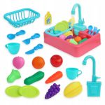 ZLEWOWZMYWAK DLA DZIECI ZLEW DO MYCIA NACZYŃ INTERAKTYWNY NA WODĘ AKCESORIA - obrazek 3