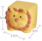 MIĘKKIE KLOCKI SENSORYCZNE ZWIERZĄTKA KOLOROWE PREZENT DLA DZIECKA 6 SZT. - obrazek 3