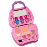 ZESTAW DO MAKIJAŻU MAKEUP PAZNOKCI KOSMETYKI CIENIE BRĄZ DLA DZIECI TOREBKA - obrazek 3