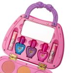 ZESTAW DO MAKIJAŻU MAKEUP PAZNOKCI KOSMETYKI CIENIE BRĄZ DLA DZIECI TOREBKA - obrazek 4