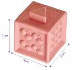 EDUKACYJNE MIĘKKIE KLOCKI SENSORYCZNE ZWIERZĄTKA - obrazek 5