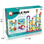 DUŻY TOR KULKOWY 113el KULODROM ZJEŻDŻALNIA KULKI EDUKACYJNA ZABAWKA DZIECI - obrazek 8