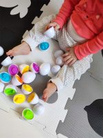 UKŁADANKA EDUKACYJNA MONTESSORI SORTER DOPASUJ KSZTAŁTY JAJKA 24 ELEMENTY - obrazek 11