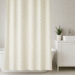 ZASŁONKA PRYSZNICOWA ZASŁONA 180x200CM ZŁOTA JODEŁKA KÓŁKA KURTYNA KÓŁKA 12 - obrazek 13