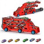 TIR LAWETA AUTKA Z WYRZUTNIĄ CIĘŻARÓWKA 6 SAMOCHODZIKÓW RESORAKI ZESTAW - obrazek 13