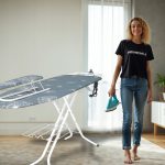 DESKA DO PRASOWANIA RĘKAWNIK PRZEDŁUŻACZ PÓŁKA SZEROKI BLAT 120x38 CM DUŻA - obrazek 16