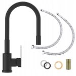 BATERIA KUCHENNA CZARNA NABLATOWA GIĘTKA ELASTYCZNA CZARNA WYLEWKA PODSTAWA