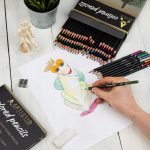 KREDKI OŁÓWKOWE PROFESJONALNY ZESTAW KREDEK 72 szt - obrazek 4