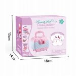 ZESTAW DO MAKIJAŻU MAKEUP PAZNOKCI KOSMETYKI DLA DZIEWCZYNEK LUSTRO KUFEREK - obrazek 15