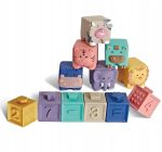 EDUKACYJNE MIĘKKIE KLOCKI SENSORYCZNE ZWIERZĄTKA - obrazek 2