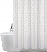 ZASŁONKA PRYSZNICOWA ZASŁONA 180x200CM ZŁOTA JODEŁKA KÓŁKA KURTYNA KÓŁKA 12 - obrazek 12