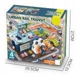 DUŻY TOR PARKING DLA SAMOCHODZIKÓW GARAŻ INTERAKTYWNY DUŻY WINDA NAKLEJKI - obrazek 3