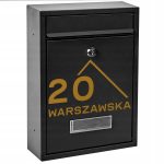 SKRZYNKA POCZTOWA MA0007B + WZÓR 16 ZŁOTY