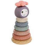 WIEŻA KLOCKI SENSORYCZNE EDUKACYJNA KRĄŻKI 8EL. - obrazek 2