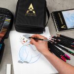 PROFESJONALNY ZESTAW KREDEK KREDKI Z PIÓRNIKIEM 72 - obrazek 5