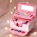 ZESTAW DO MAKIJAŻU MAKEUP PAZNOKCI KOSMETYKI DLA DZIEWCZYNEK LUSTRO KUFEREK - obrazek 2