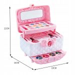 ZESTAW DO MAKIJAŻU MAKEUP PAZNOKCI KOSMETYKI DLA DZIEWCZYNEK LUSTRO KUFEREK - obrazek 6