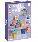 EDUKACYJNE MIĘKKIE KLOCKI SENSORYCZNE ZWIERZĄTKA - obrazek 9