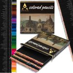 KREDKI OŁÓWKOWE PROFESJONALNY ZESTAW KREDEK 72 szt