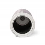 Filtr powietrza cylindryczny do oczyszczacza, widok od frontu, z białą ramką i siateczką wewnętrzną.