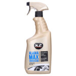 Butelka odmrażacza do szyb K2 Alaska Max, bezpieczna dla lakieru i uszczelek.