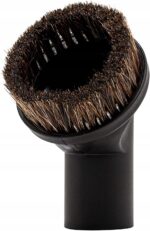 Końcówka szczotkowa do odkurzacza z włosiem, idealna do czyszczenia delikatnych powierzchni.