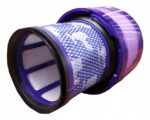 Filtr HEPA do odkurzacza, fioletowy i biały, zapewnia skuteczną filtrację powietrza i zanieczyszczeń.