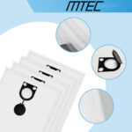 Worki do odkurzacza MTEC z efektywnym filtrem, zapewniające skuteczne odkurzanie i czyste powietrze.