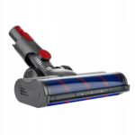 Końcówka odkurzacza do skutecznego czyszczenia podłóg, z nowoczesnym designem i łatwą wymianą akcesoriów.