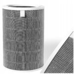 Filtr powietrza HEPA o cylindrycznym kształcie, skuteczny w oczyszczaniu przestrzeni z zanieczyszczeń i alergenów.