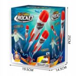 Zabawka Multiple Rocket Launcher dla dzieci 6+, zestaw z rakietami i wyrzutnią, wymiary opakowania: 25x19,5x14,5 cm.