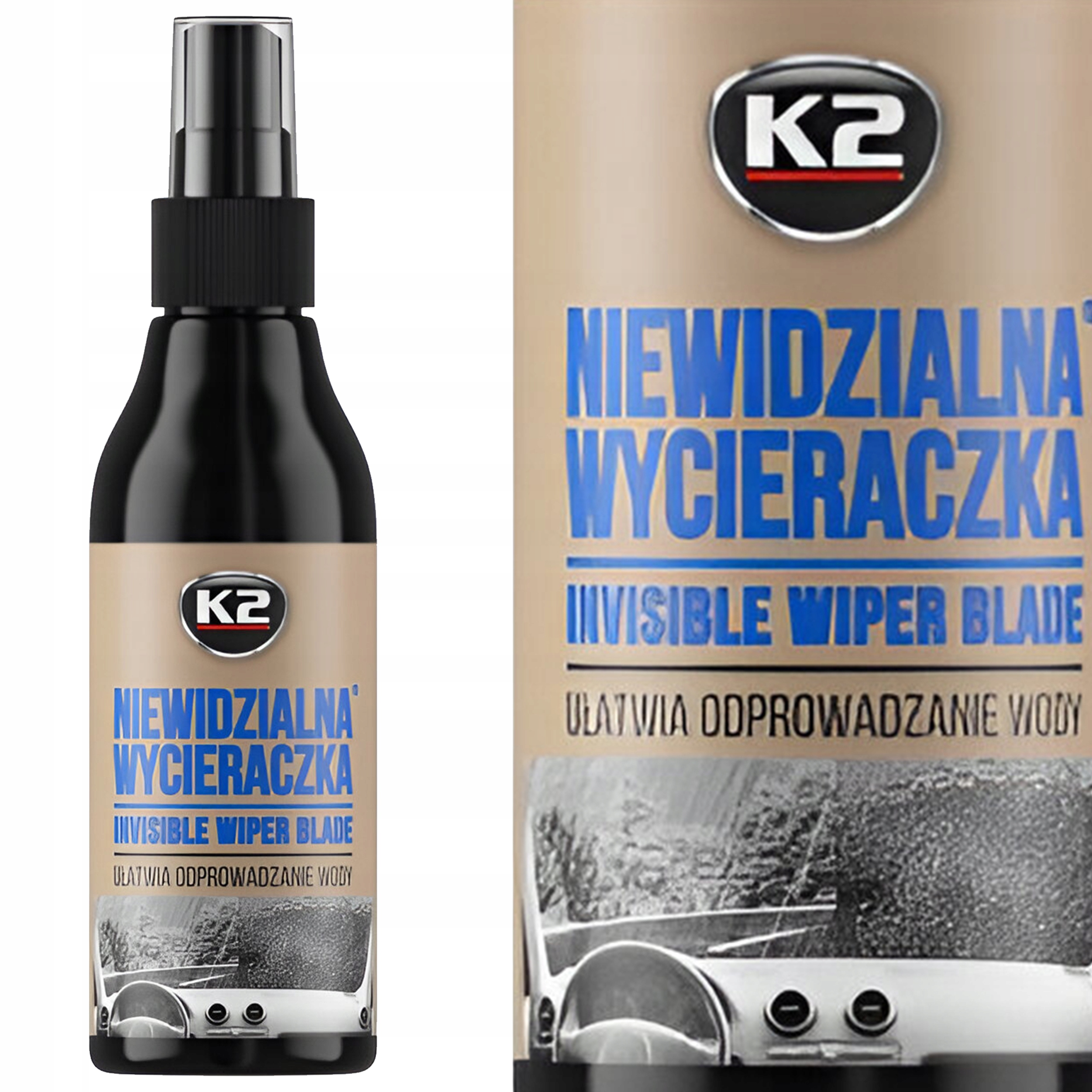 3534bd688b6c3cbfac35d87dcb80f546.jpg K2 Niewidzialna Wycieraczka K510 150 ml – powłoka hydrofobowa do szyb - obrazek 1
